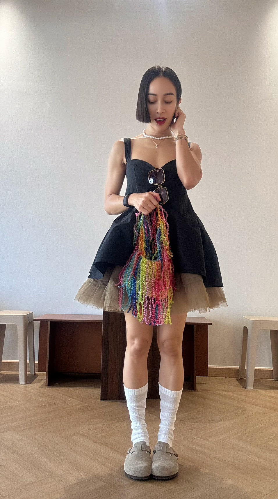 Rainbow Fringe Fiesta Bag