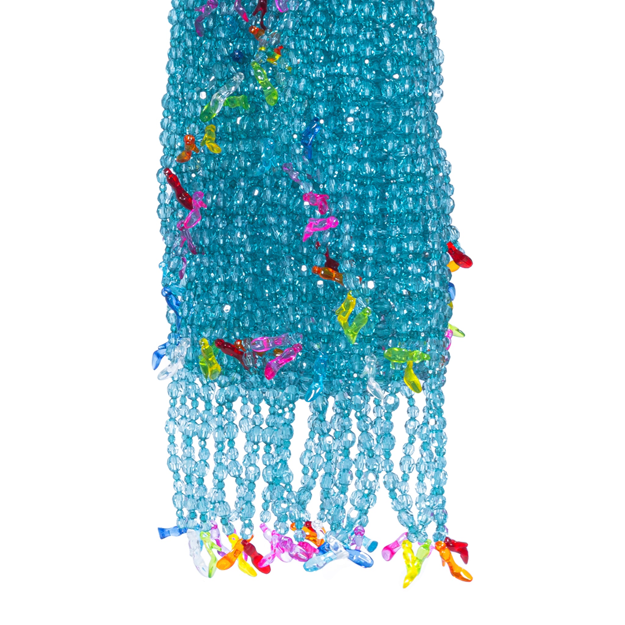 Purple Fringe Mini Bag - Tillie Beads