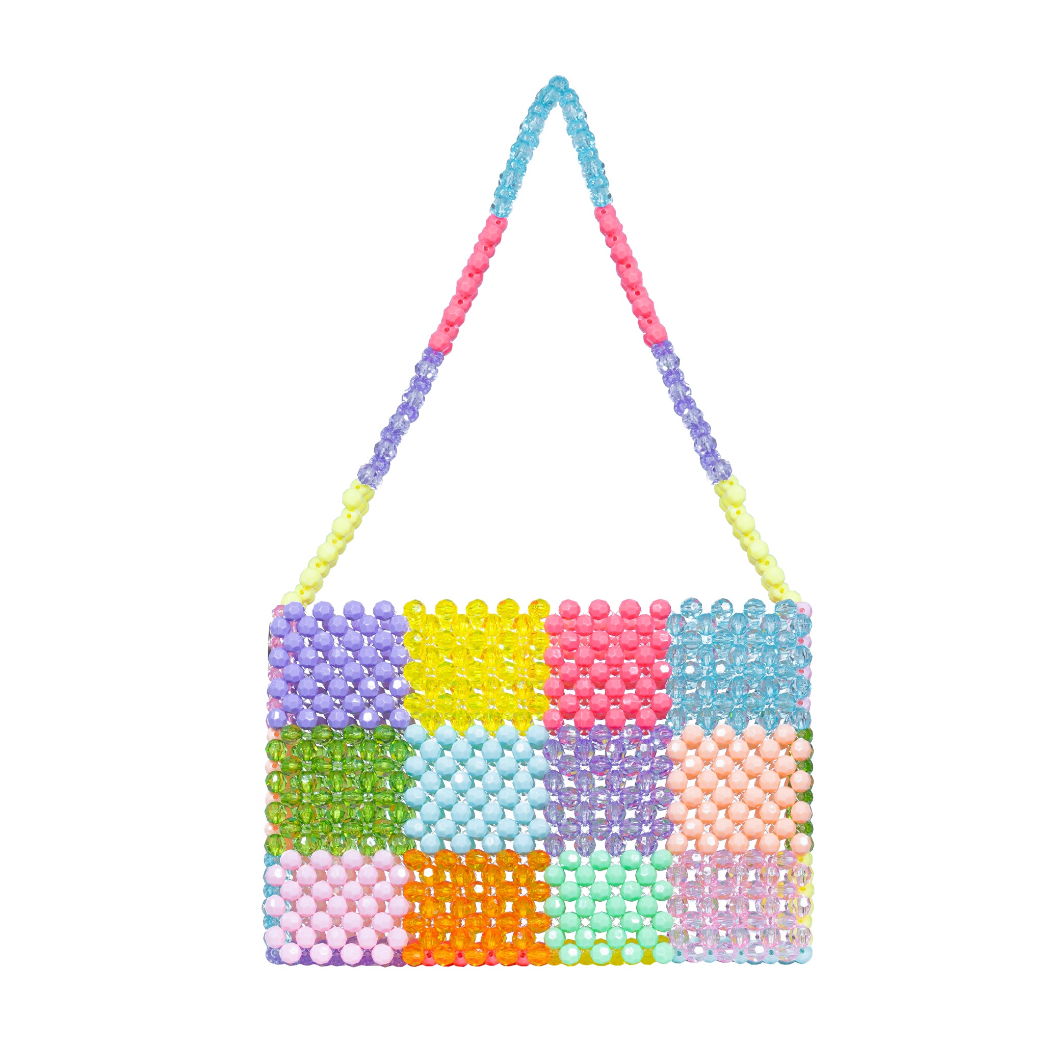 Custom Made Classic Beaded Shoulder Bag with Charms