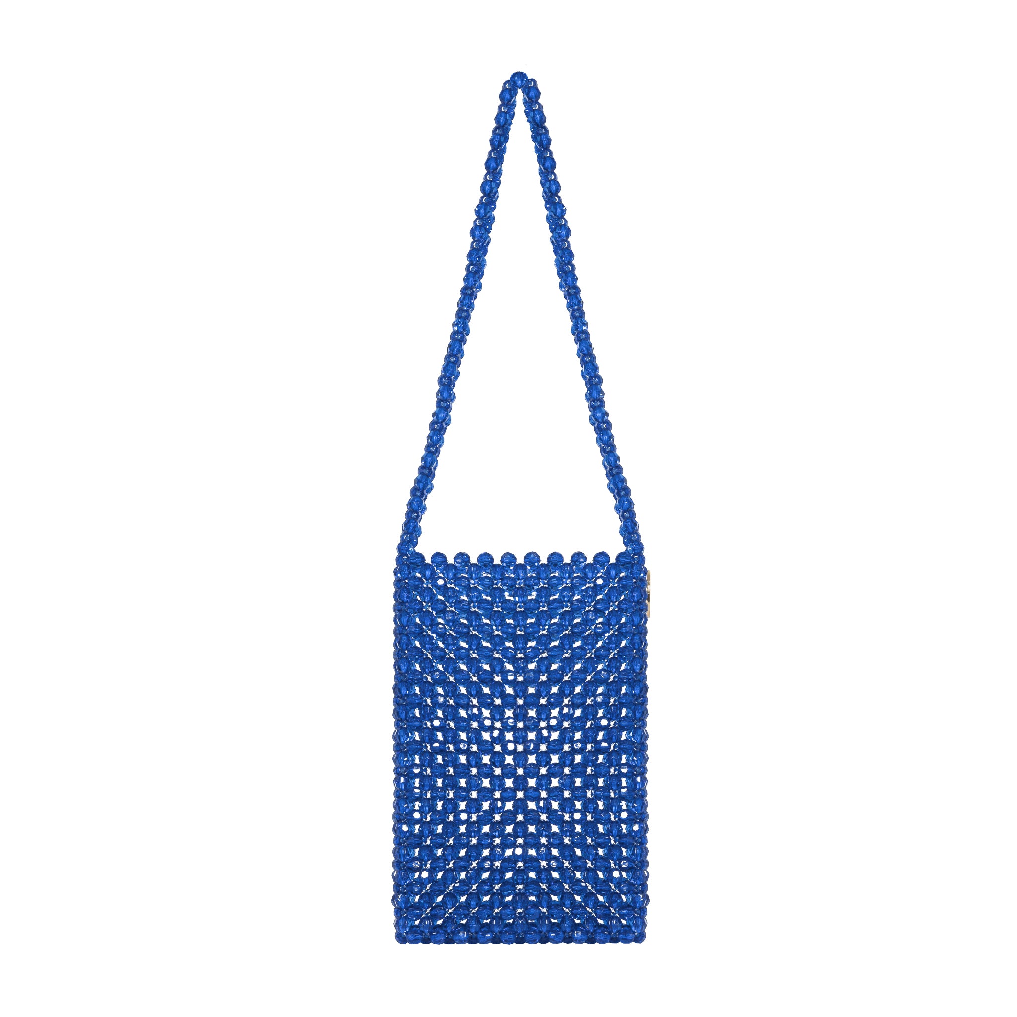 Custom Made Mini Beaded Shoulder Bag with Charms