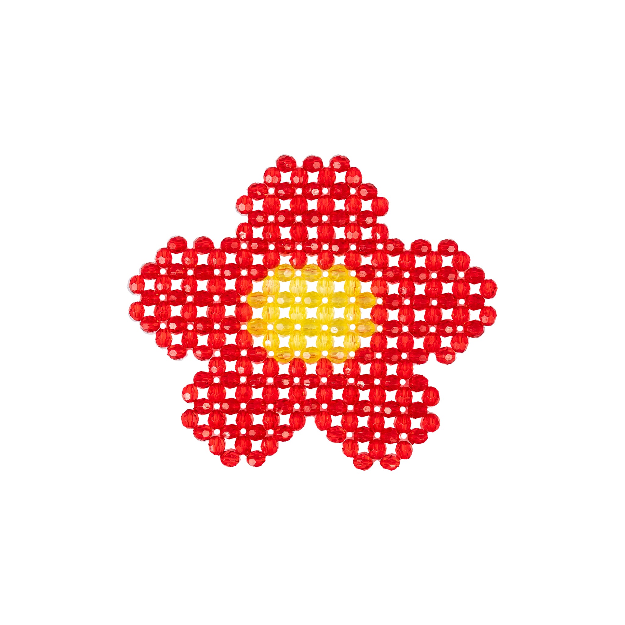 SAMPLE-Daisy Delight Bead Coaster Set - Tillie Beads