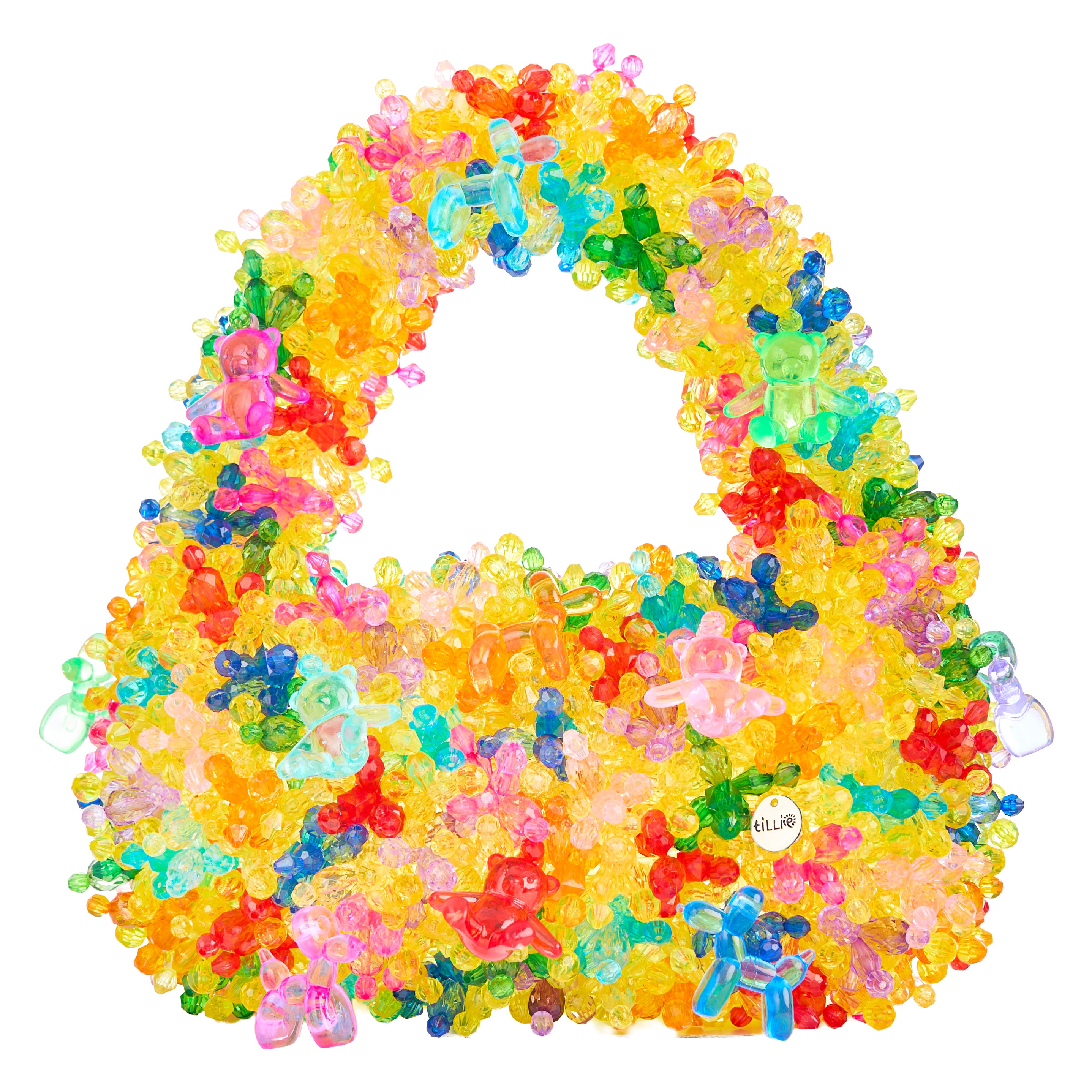 Rainbow Mallow Charm Bead Bag