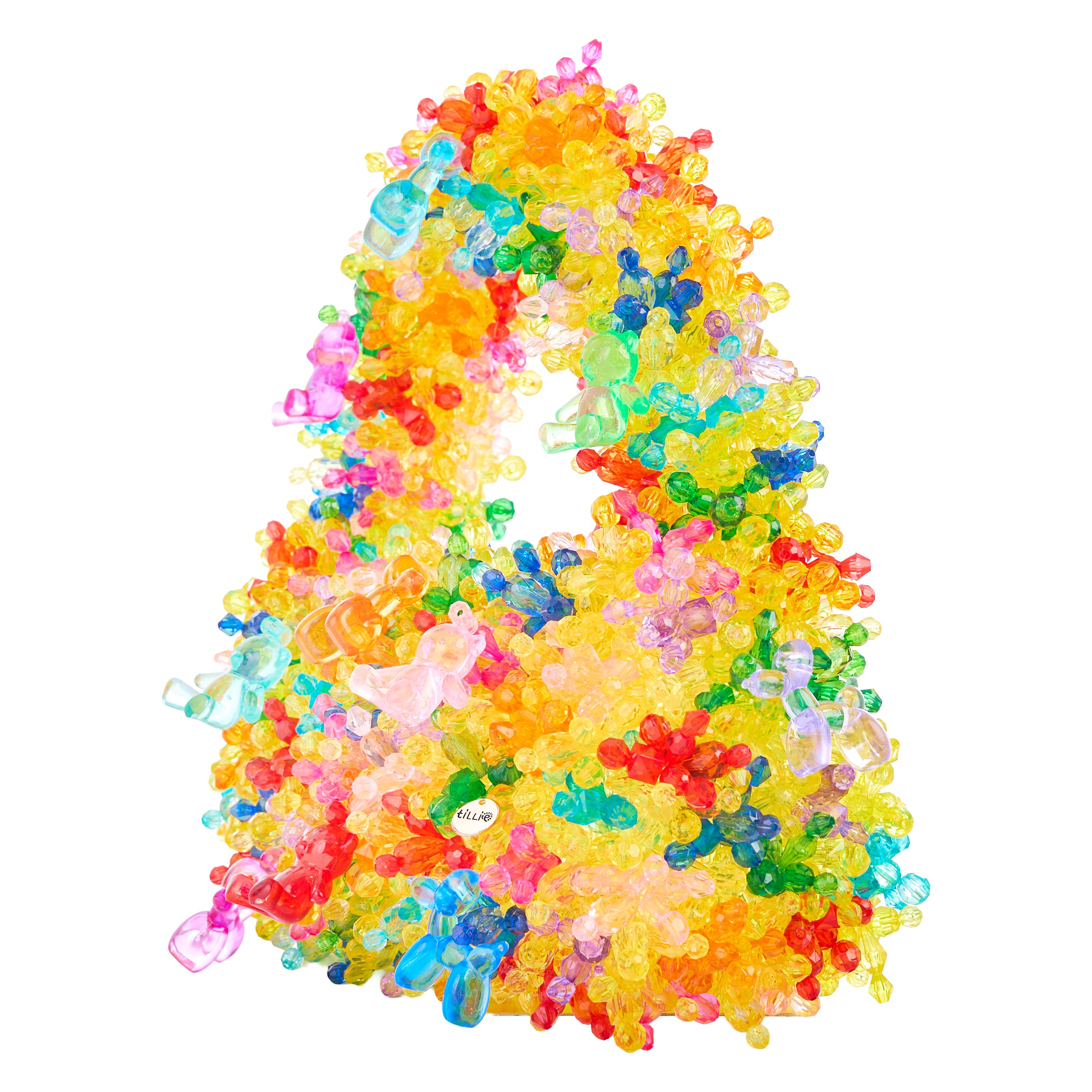 Rainbow Mallow Charm Bead Bag