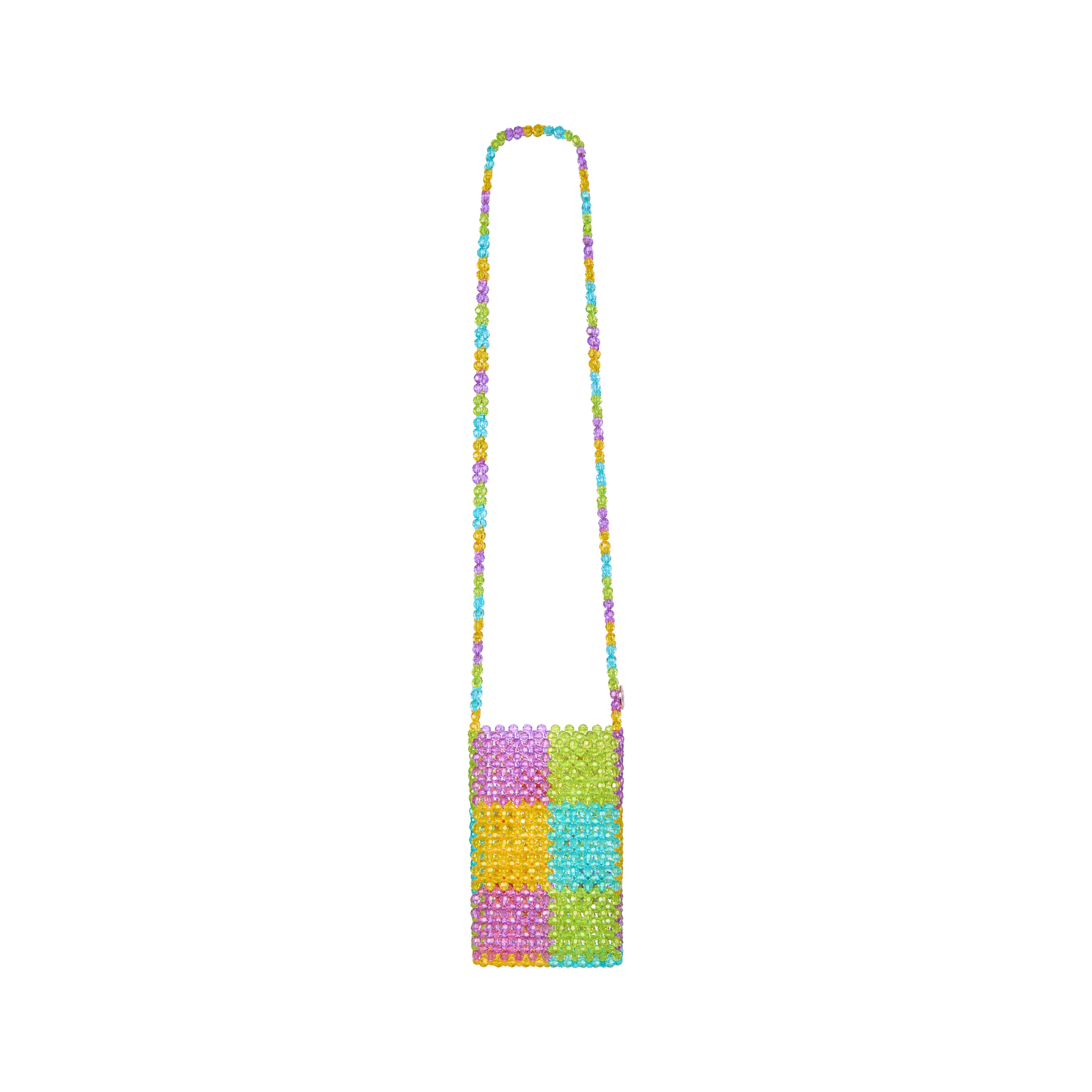 Blooming Butterflies Beaded Crossbody Bag
