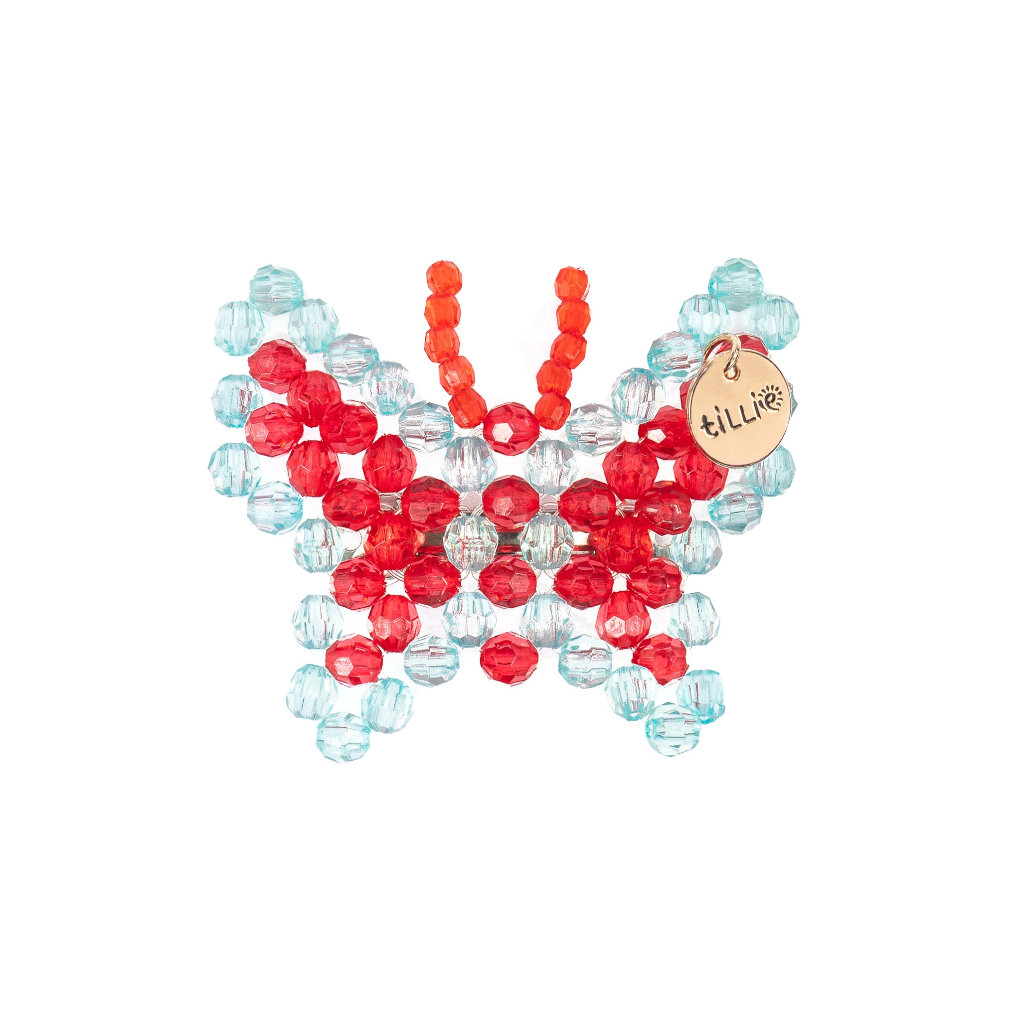 Sparkling Butterfly Bead Hair Clip - Tillie Beads