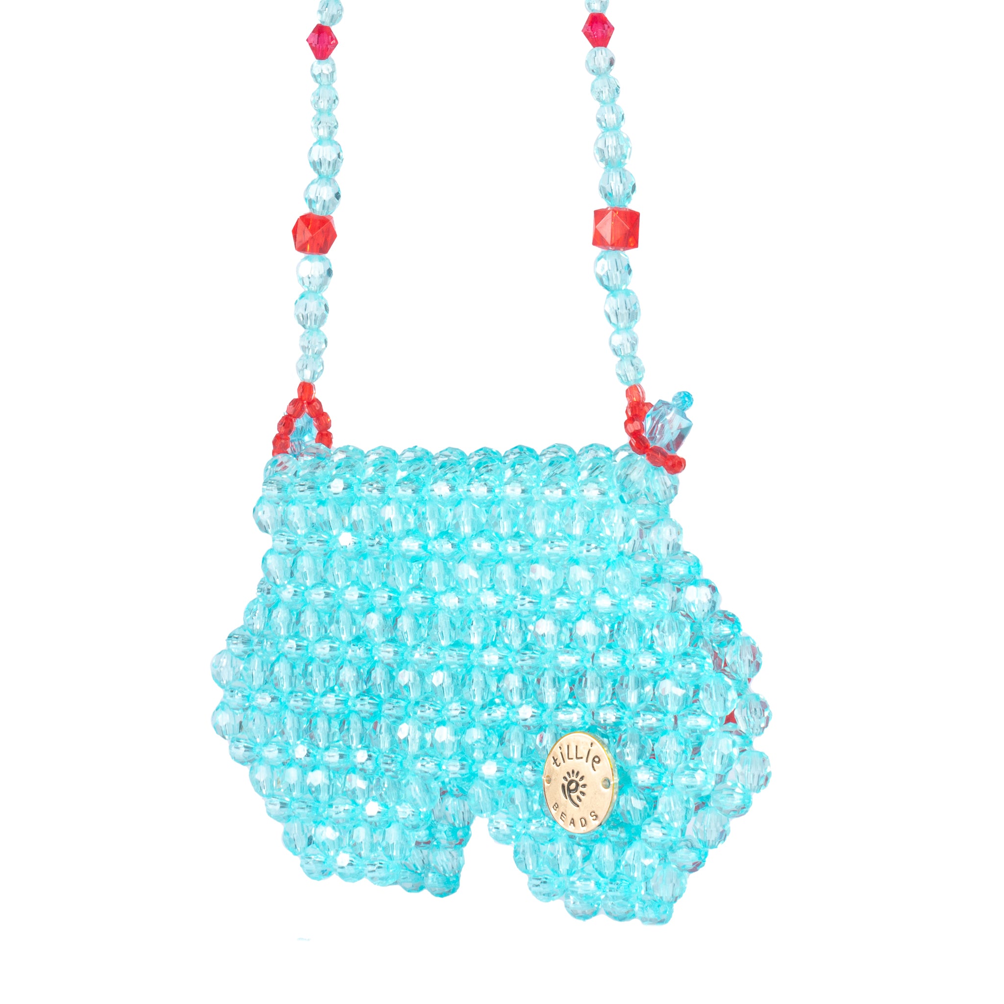 Red Heart Blue And Yellow Red Daisies Sunnies Bead Cover - Tillie Beads