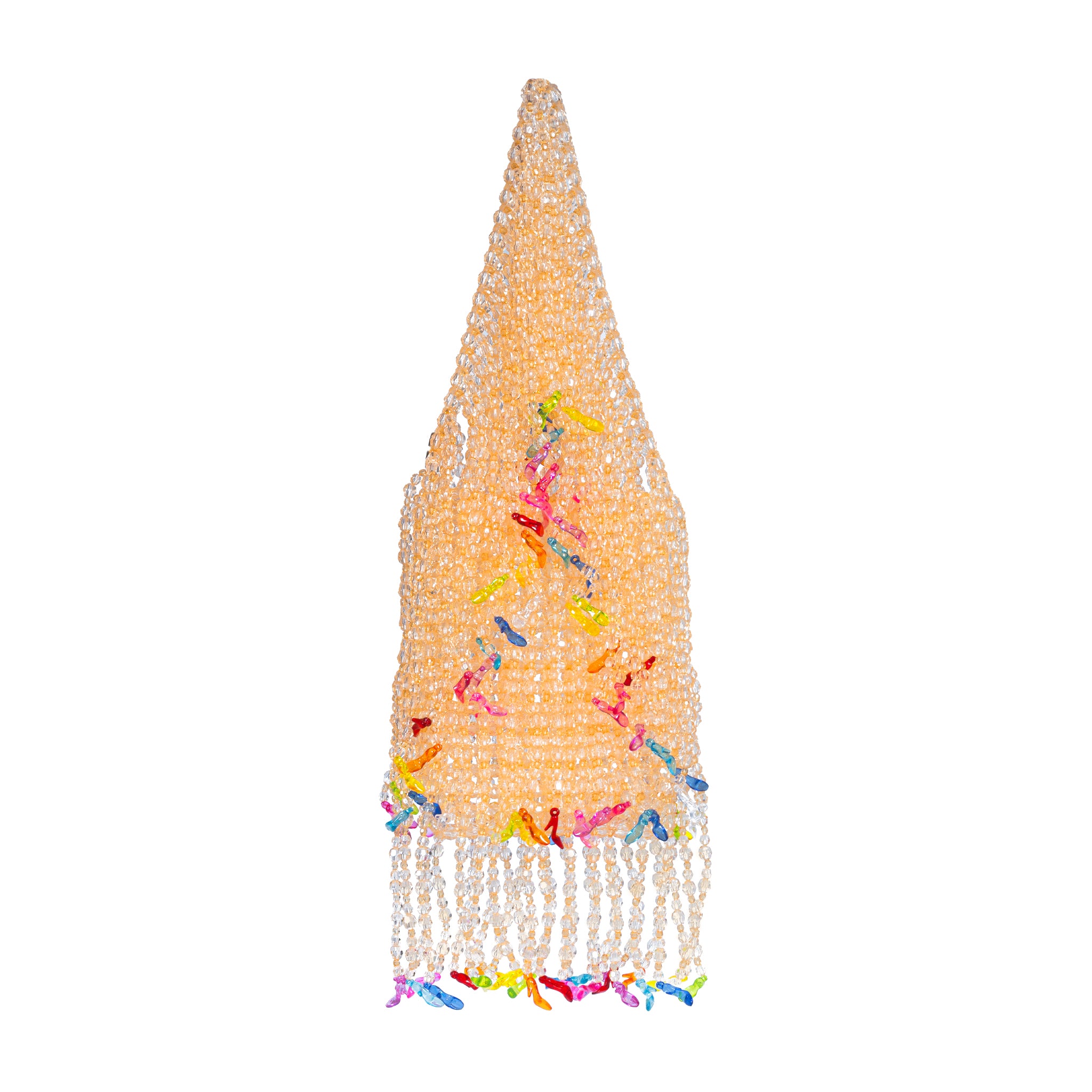 Fringe Mini Bead Bag