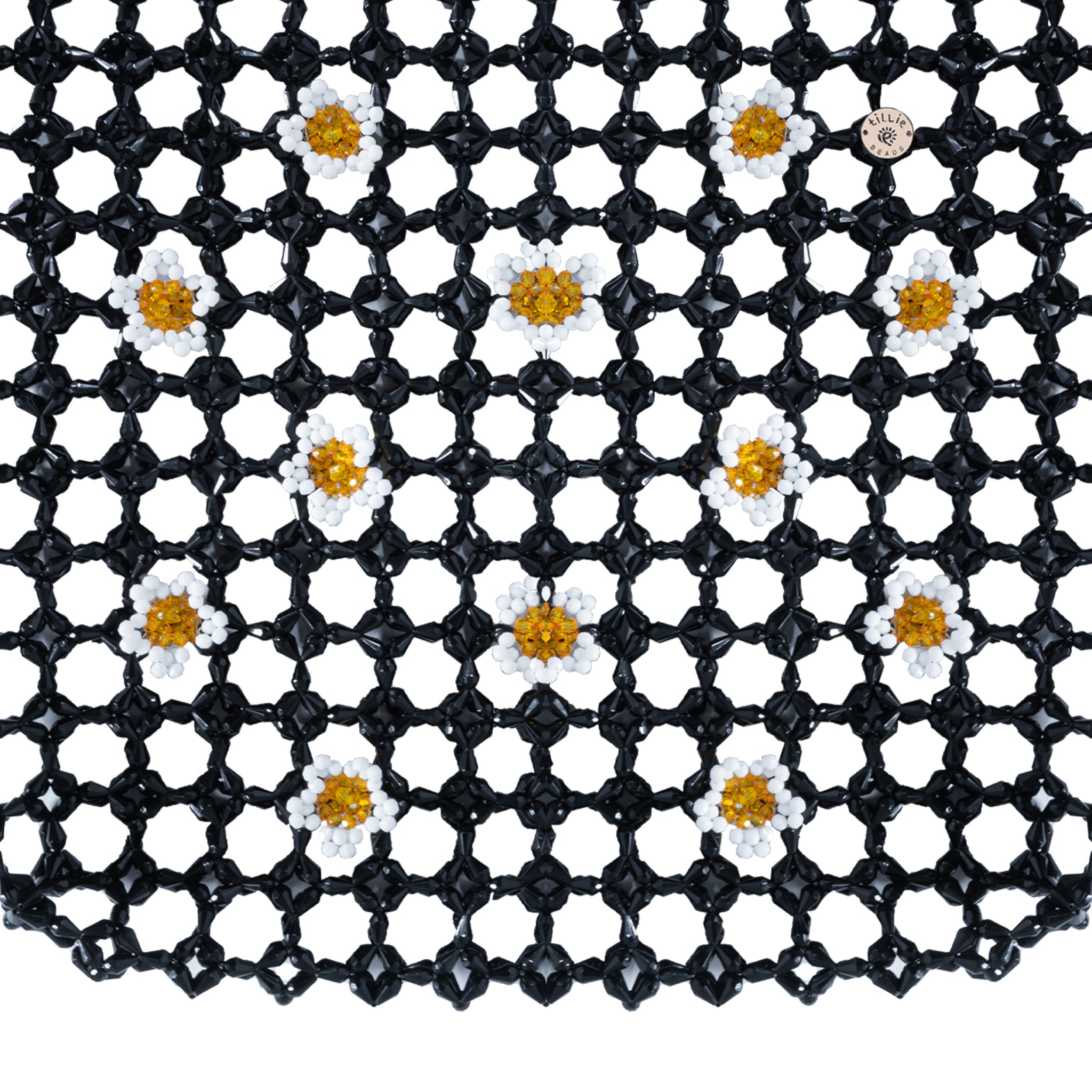 Purple Beach Tote Bead Bag - Tillie Beads