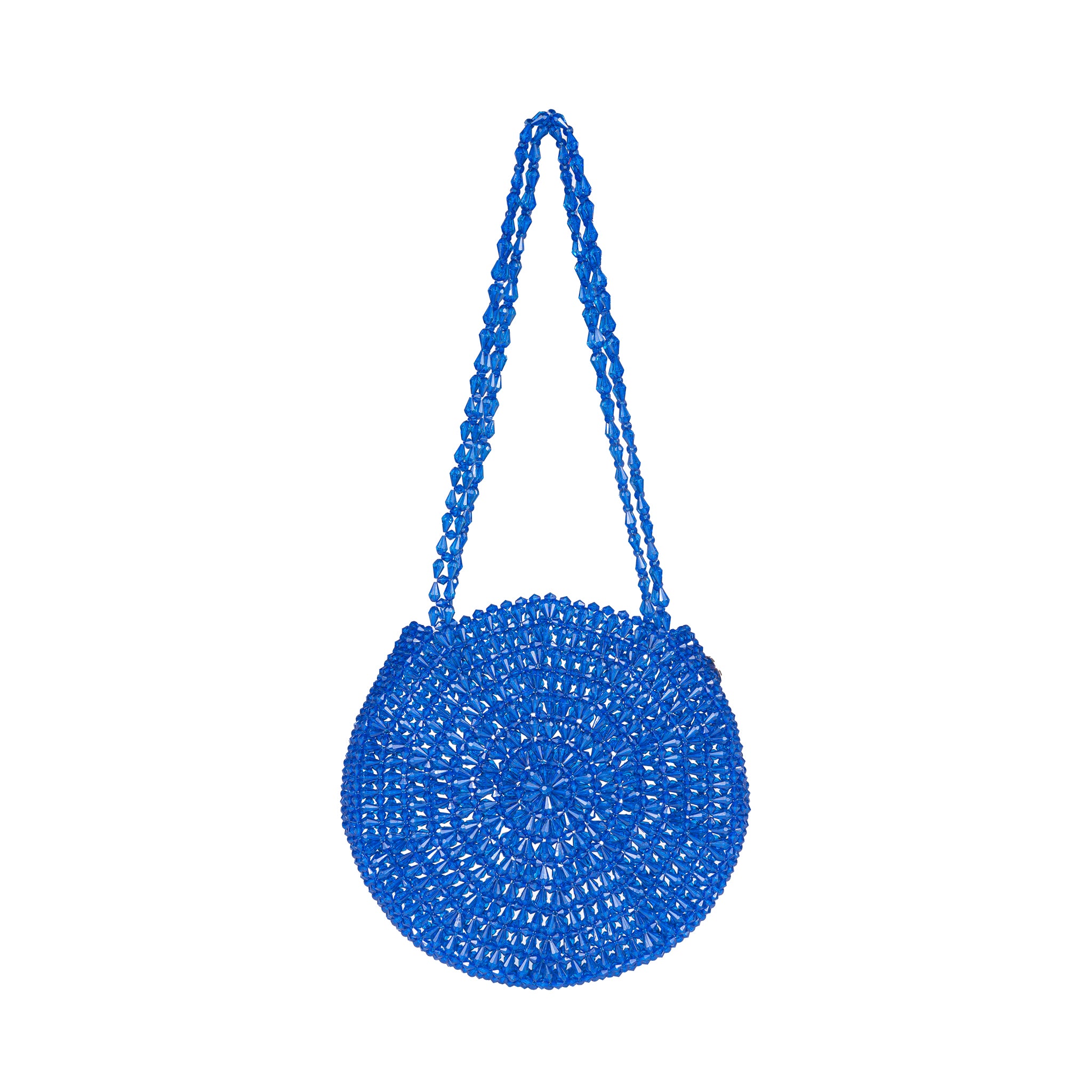 Blue round bag sale