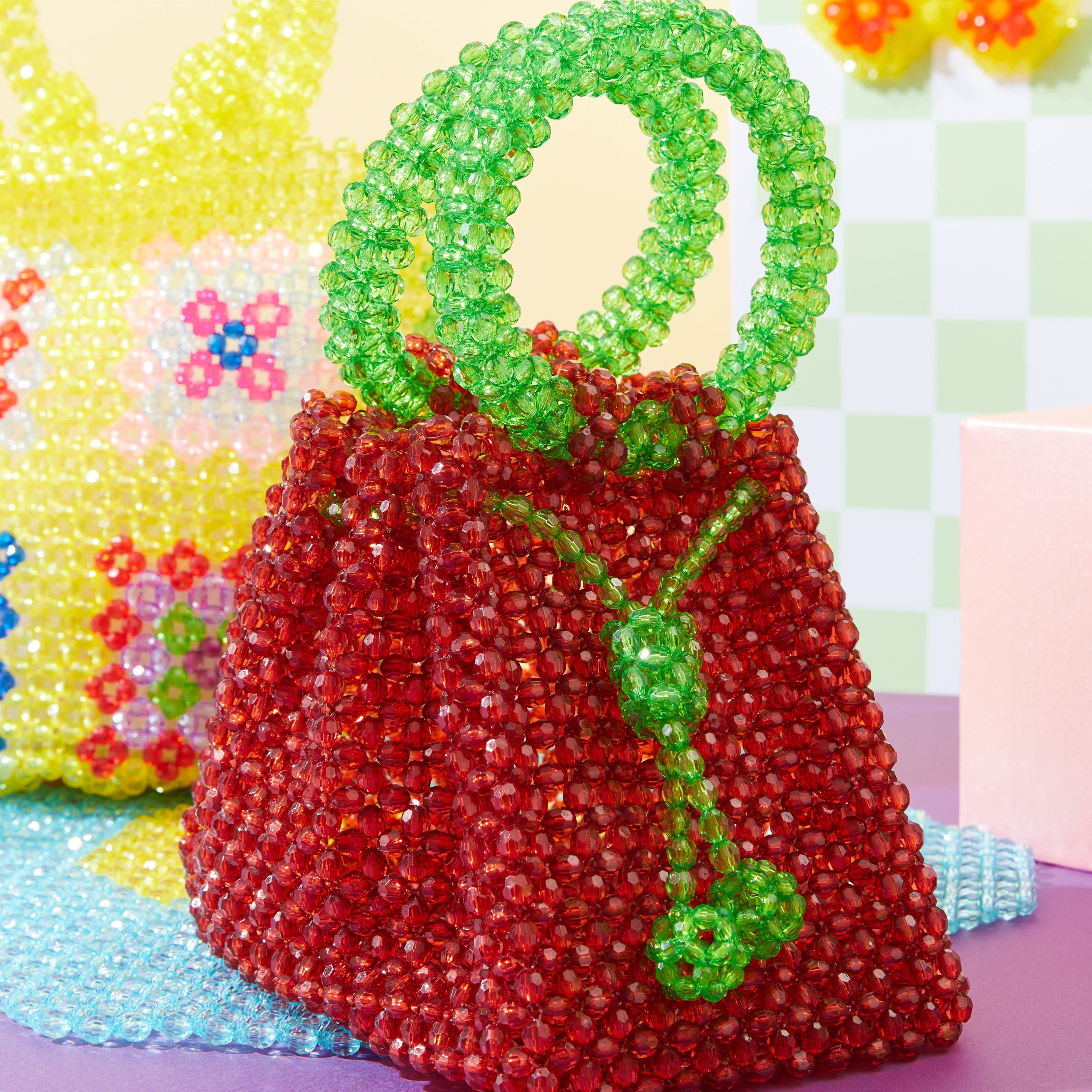 【完売品】Ameri vintage L BALL BEADS BAG Sea Shell Beaded Shoulder Bag | America & Beyond