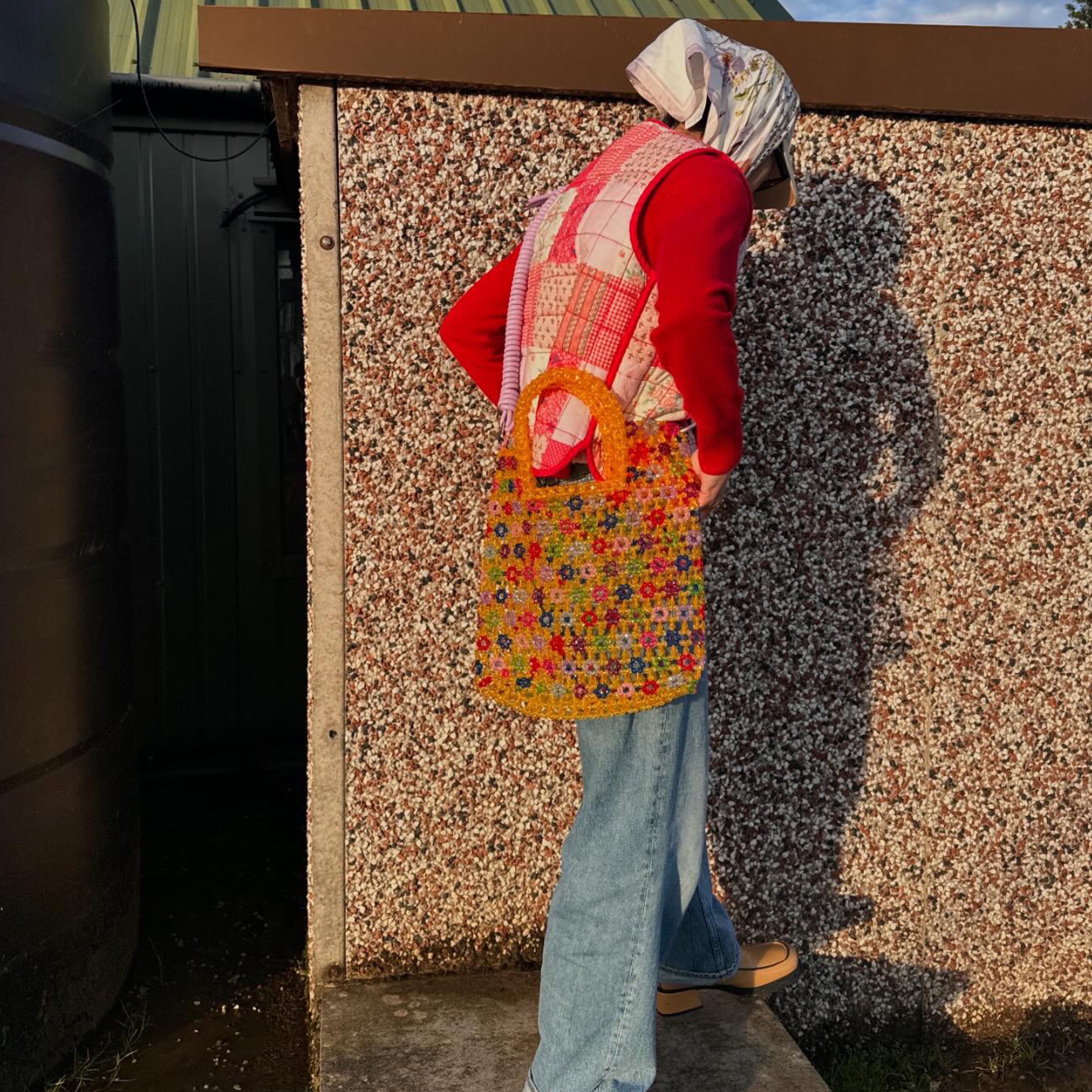 Tillie Beads Beach Bag