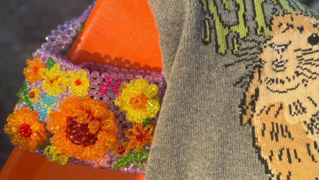 Tillie Beads Sunflower Bead Bag
